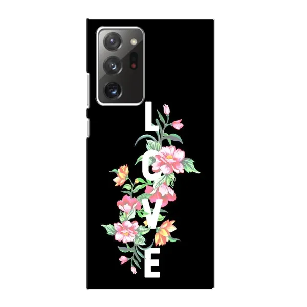 Чехол с принтом «Цветы LOVE» для Samsung Galaxy Note 20 Ultra Чехол с принтом «Цветы LOVE» для Samsung Galaxy Note 20 Ultra