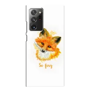 Чохли з картинкою Лисичка для Samsung Galaxy Note 20 Ultra (VPrint) (Дівчинка Лиса)