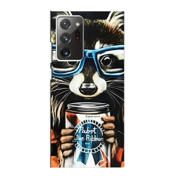 Чехол с принтом «Енот с банкой» для Samsung Galaxy Note 20 Ultra Чехол с принтом «Енот с банкой» для Samsung Galaxy Note 20 Ultra