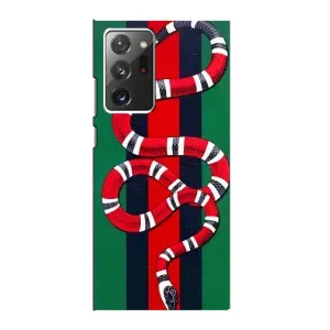 Чехлы ГУЧЧИ для Самсунг Галакси Ноут 20 Ультра (AlphaPrint) (Gucci змия)