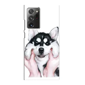Чохол з Хаскі Samsung Galaxy Note 20 Ultra - (AlphaPrint) (Хаскі улибака)