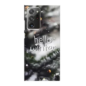 Новорічні, Святкові Чохли для Samsung Galaxy Note 20 Ultra - 2024 год (Hello winter)