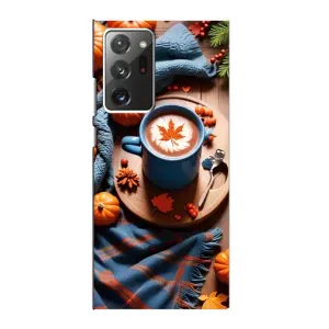 Чохол з принтом «Кава і гарбузики» для Samsung Galaxy Note 20 Ultra