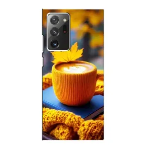Чохол з принтом «Кава на жовтому пледі» для Samsung Galaxy Note 20 Ultra
