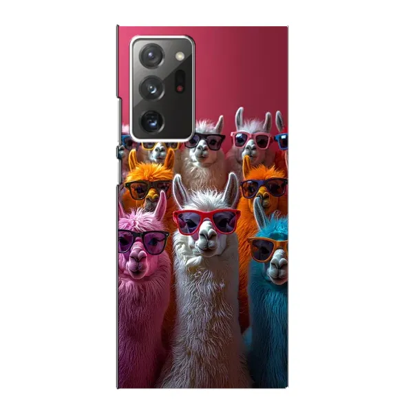 Чохол з принтом «Лами в окулярах» для Samsung Galaxy Note 20 Ultra Чохол з принтом «Лами в окулярах» для Samsung Galaxy Note 20 Ultra