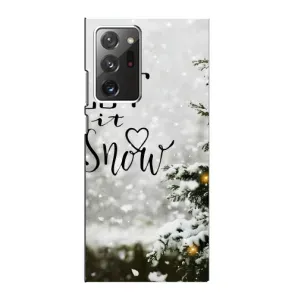 Новорічні, Святкові Чохли для Samsung Galaxy Note 20 Ultra - 2024 год (Let it snow)