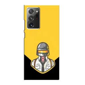 Чехол PUBG для Самсунг Галакси Ноут 20 Ультра (AlphaPrint) (Пабг в шлеме)