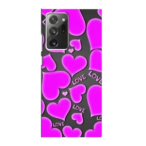 Чехлы для любимой на Самсунґ Гелексі Ноут 20 Ультра (VPrint) (Pink hearts)