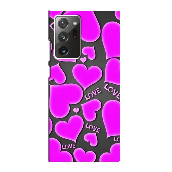 Чехол с принтом «Pink hearts» для Samsung Galaxy Note 20 Ultra Чехол с принтом «Pink hearts» для Samsung Galaxy Note 20 Ultra