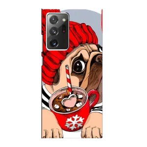 Чохли з собаками для Samsung Galaxy Note 20 Ultra (VPrint) (Песик в шапці)