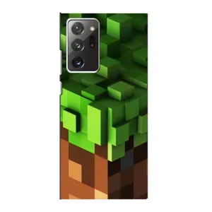 Чехол Майнкрафт на Samsung Galaxy Note 20 Ultra (AlphaPrint) Minecraft (текстура Майнкрафт)