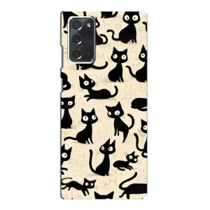 Чехол с рисунком кот на Samsung Galaxy Note 20