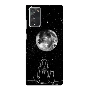 Чехол с принтом «Девушка с котом» для Samsung Galaxy Note 20