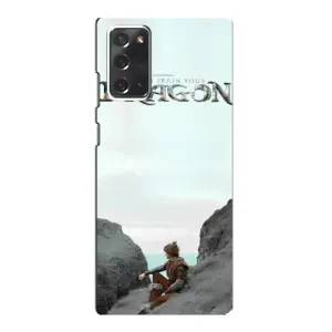 Чехол как приручить дракона на Samsung Galaxy Note 20 (Дракон лого)