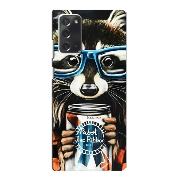 Чехол с принтом «Енот с банкой» для Samsung Galaxy Note 20