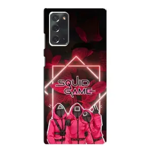 Чехол Гра в кальмара для Samsung Galaxy Note 20 (Охранники Игра кальмара)