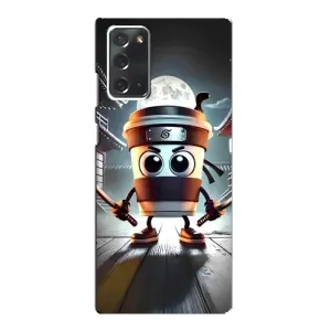 Чехол с мемом Тралалело тралала на Samsung Galaxy Note 20 (Капучино асасино)