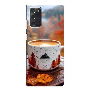 Чохол з унікальним дизайном 'Осінь з кавою' для Samsung Galaxy Note 20 (Кава на природі)
