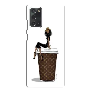 Чохли Луі Вітон для Samsung Galaxy Note 20 (AlphaPrint - LOUIS VUITTON) (кава LOUIS VUITTON)