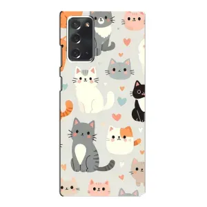 Чехол с принтом «Коллаж котов» для Samsung Galaxy Note 20
