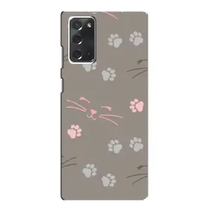 Чехол с принтом «Лапы и усы» для Samsung Galaxy Note 20