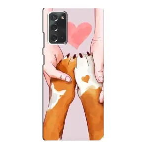 Чехол с принтом «Любовь к собакам» для Samsung Galaxy Note 20