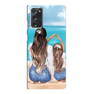 Чехол с печатью для Samsung Galaxy Note 20 - (Мама с ребенком) (AlphaPrint)