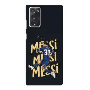Чехлы для Samsung Galaxy Note 20 (Leo чемпион) (AlphaPrint) (Messi ПСЖ)