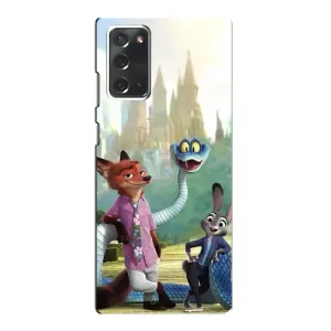 Чехол Зоотрополіс на Samsung Galaxy Note 20 (Герои мультфильма Зверополис)