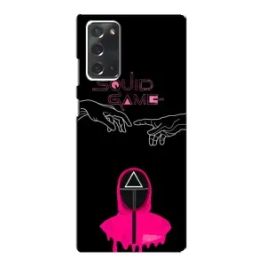 Чехол Гра в кальмара для Samsung Galaxy Note 20 (Минимализм Игра кальмара)