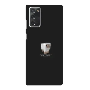 Чехол Майнкрафт на Samsung Galaxy Note 20 (AlphaPrint) Minecraft (Овечка Майнкрафт)