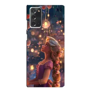 Чехол Рапунцель для Samsung Galaxy Note 20 (Рапунцель фонарики)