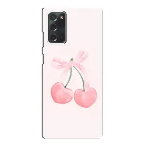 Чохол з розовим принтом для Samsung Galaxy Note 20 (Рожеві вишні)