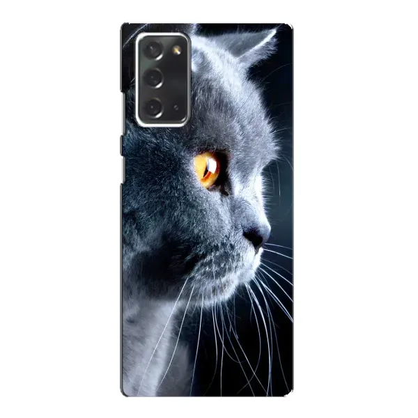 Чехол с принтом «Серый Кот» для Samsung Galaxy Note 20