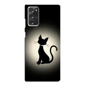 Чехол с принтом «Силуэт котика» для Samsung Galaxy Note 20
