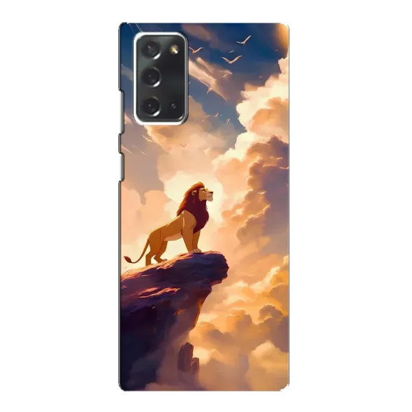 Чехол с принтом «Симба на скале» для Samsung Galaxy Note 20