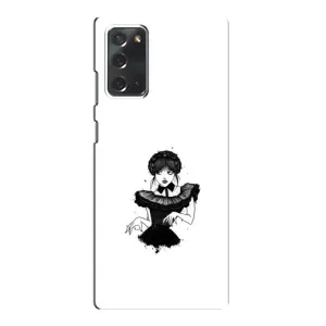 Чехлы Венсдей на Samsung Galaxy Note 20 Уэнсдей (AlphaPrint) (танец Уэнздей)