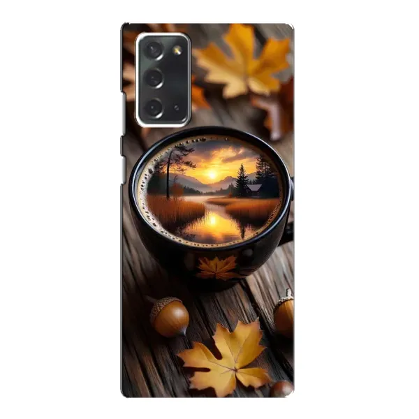 Чехол с принтом «Темный кофе» для Samsung Galaxy Note 20