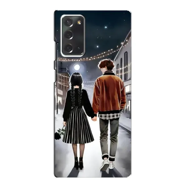 Чехол с принтом «Уэнздей и Тайлер» для Samsung Galaxy Note 20
