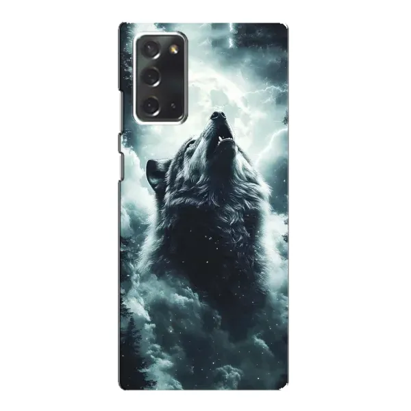 Чехол с принтом «Волк в облаках» для Samsung Galaxy Note 20