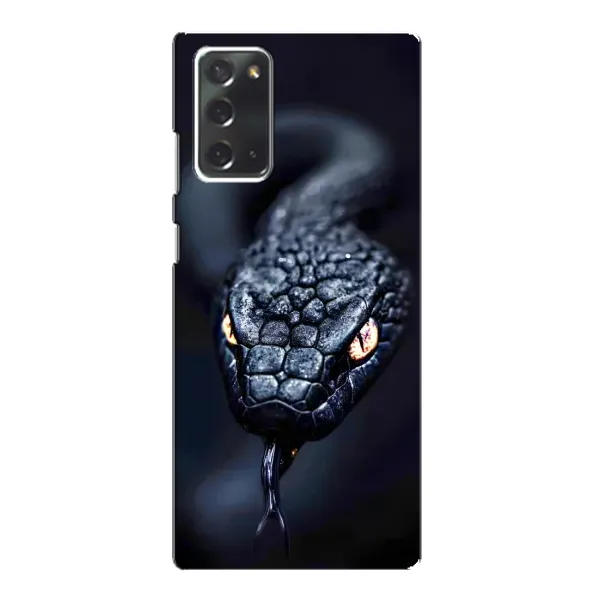 Чехол с принтом «Черная змея» для Samsung Galaxy Note 20