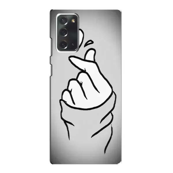 Чехол с принтом «Значок Love» для Samsung Galaxy Note 20