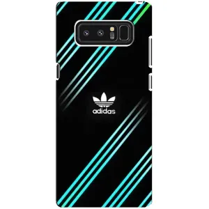 Чохли Адидас для samsung Galaxy Note 8 (AlphaPrint) (Адідас з полосами)