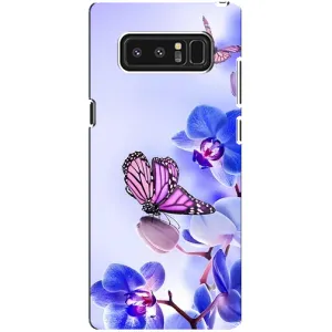 Чехлы с Цветами для samsung Galaxy Note 8 (VPrint) (Бабочка на цветочке)
