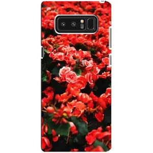 Чехлы с Цветами для samsung Galaxy Note 8 (VPrint) (Цветы красные)