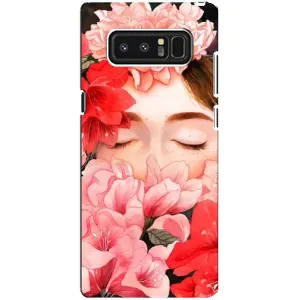 Чехлы (ART) Цветы на samsung Galaxy Note 8 (VPrint) (Глаза в цветах)