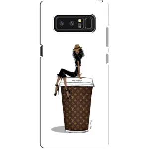 Чехлы Луи Витон для samsung Galaxy Note 8 (AlphaPrint - LOUIS VUITTON) (кофе LOUIS VUITTON)