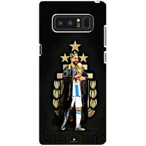Чехлы для samsung Galaxy Note 8 (Leo чемпион) (AlphaPrint) (Месси Король)