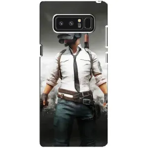 Чехол PUBG для Самсунг Галакси Ноут 8 (AlphaPrint) (Пабг мен)