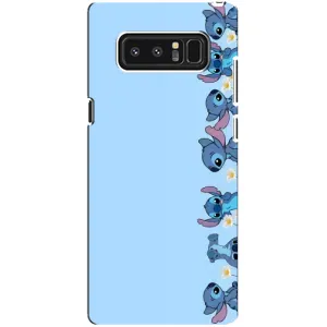 Чехол с принтом Стич на Samsung Galaxy Note 8 (N950) (Стич фон)